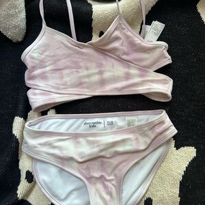 Abercrombie Kids Light Pink Swirl Bikini